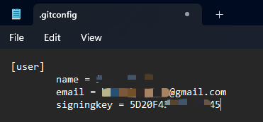Update Git Configuration